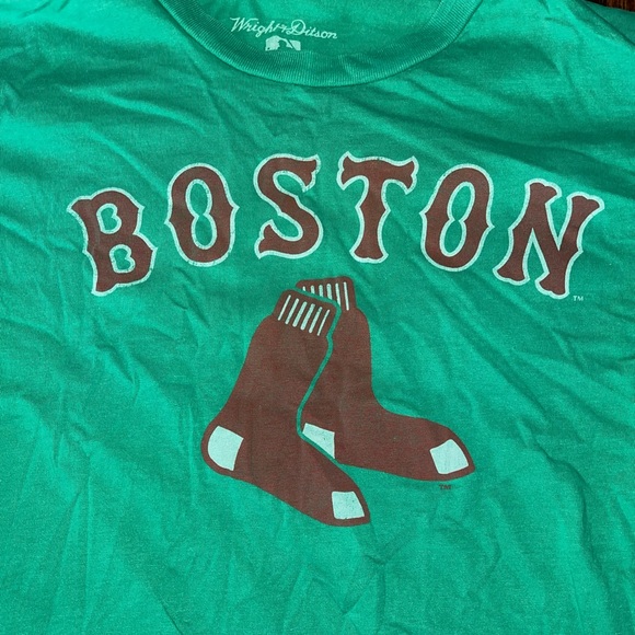 Boston Red Sox Tee: St. Patrick’s Day: Green Monster Inspired: Weight & Ditson - Picture 2 of 3